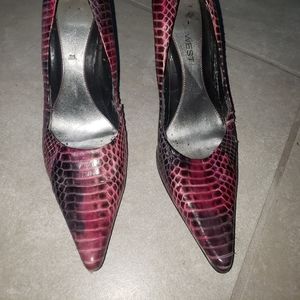 Nine West Pink & Purple Heels